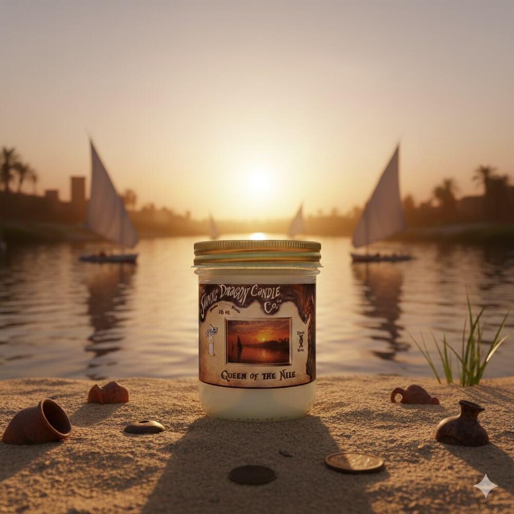 Queen of the Nile - 16 oz Coconut Wax Candle